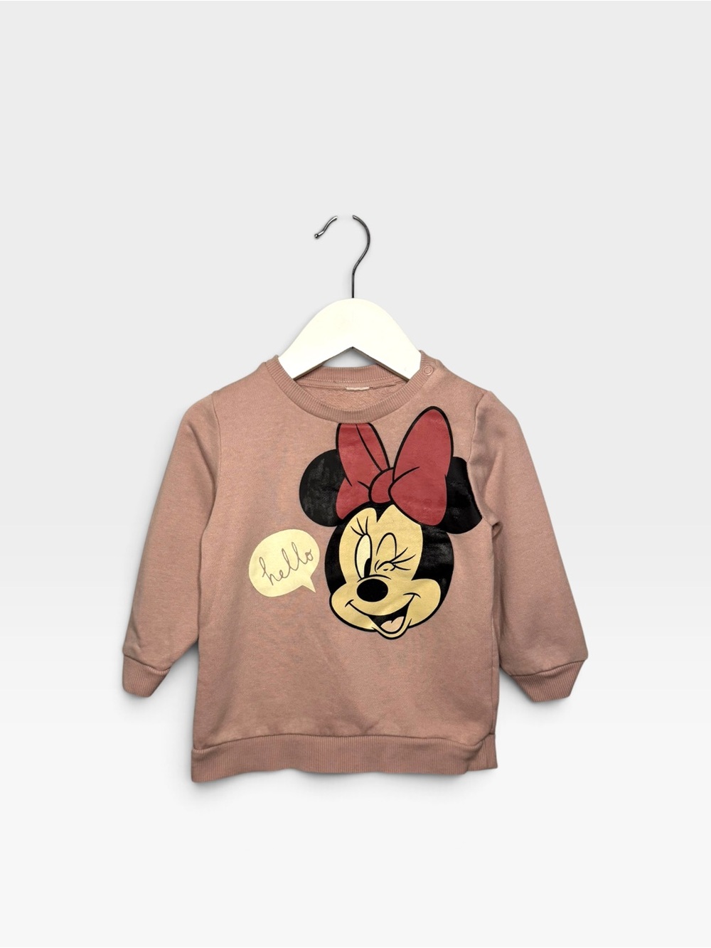 ⭐️ 5/$30 H&M Kids Disney Minnie Mouse Sweater size 12-18M